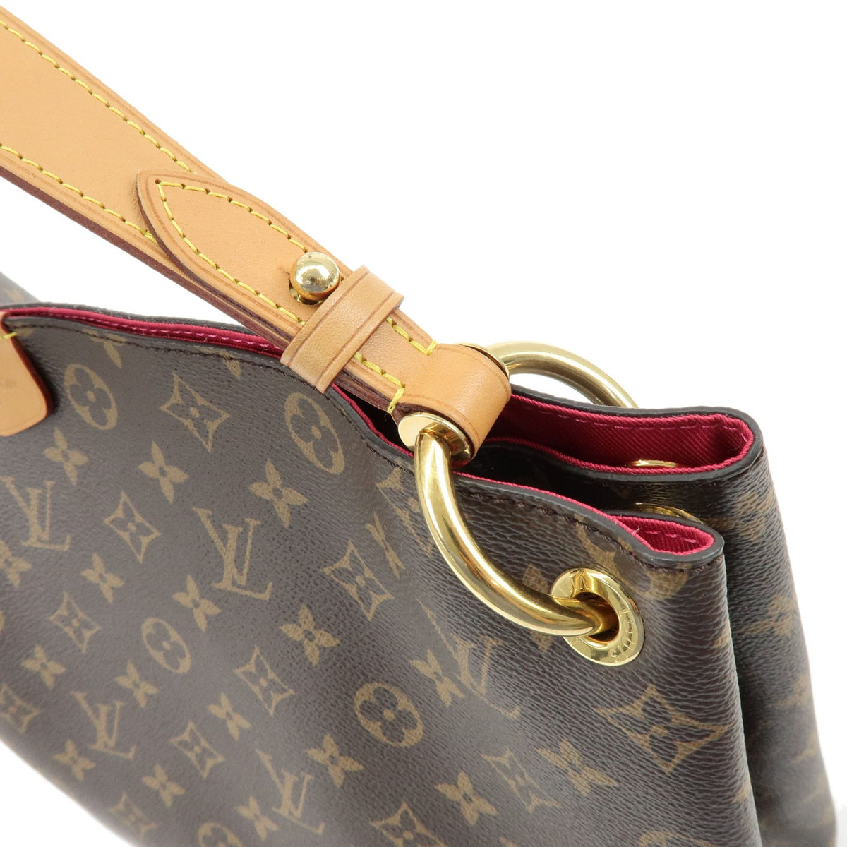 Louis Vuitton Graceful Monogram Canvas, Brown, Canvas, Handbag