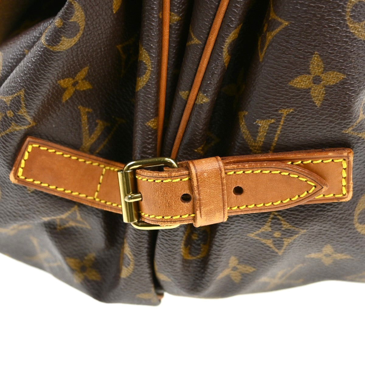Louis Vuitton Saumur Monogram Canvas, Brown, Canvas, Shoulder Bag