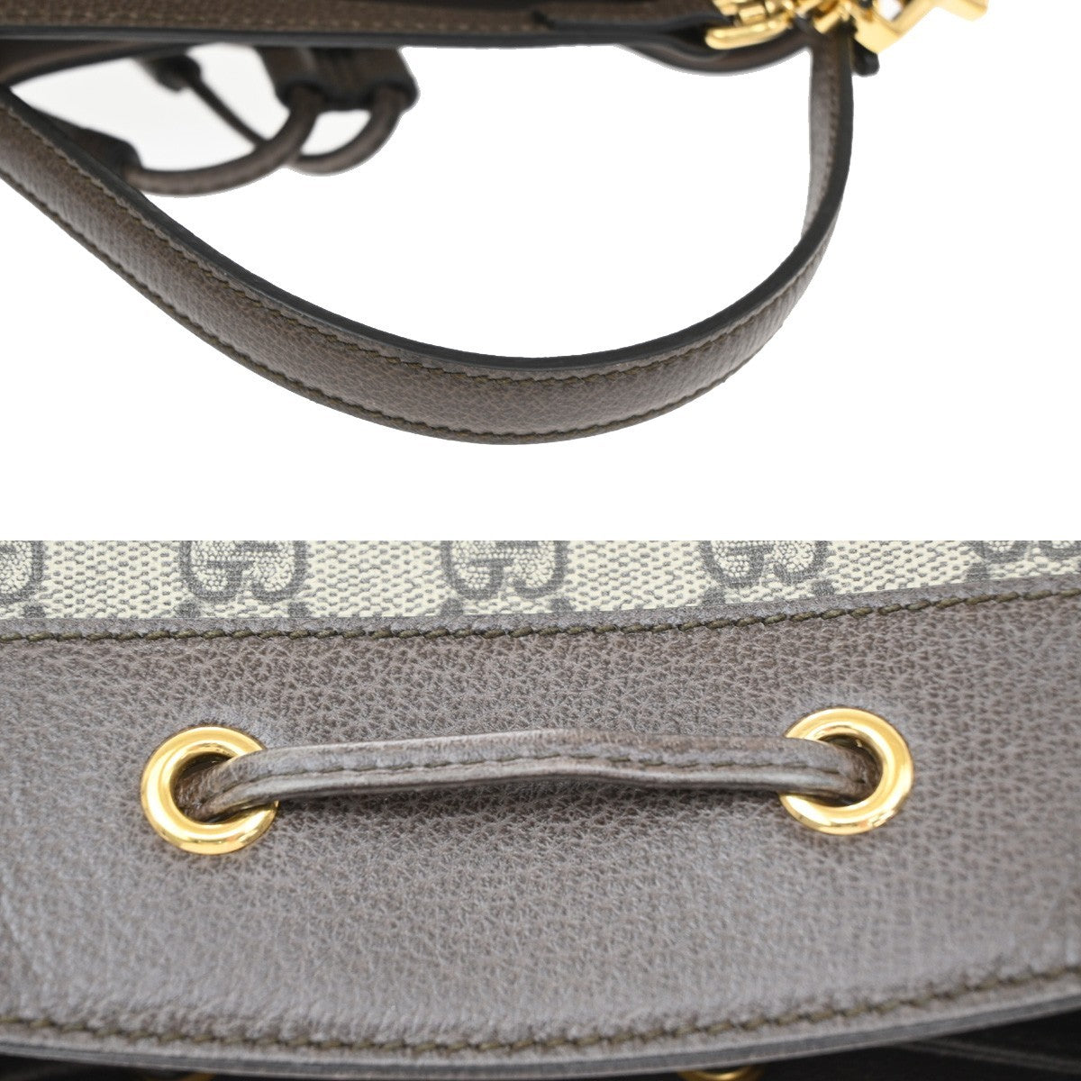 Gucci Ophidia Bucket GG Coated Canvas, Brown, Canvas, Handbag