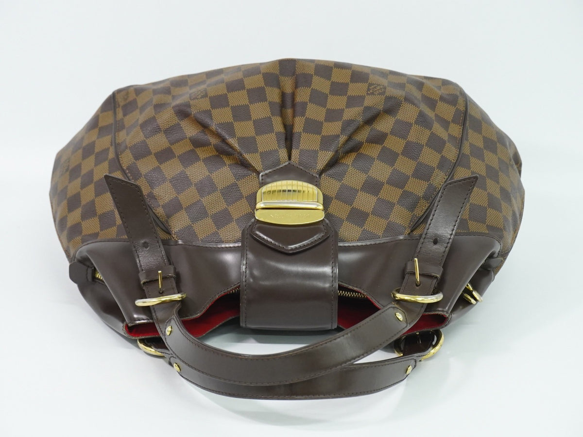 Louis Vuitton Sistina Damier Ebene, Brown, Canvas, Shoulder Bag