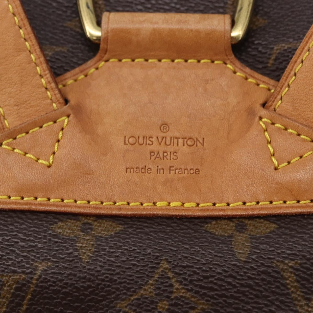 Louis Vuitton Vintage Montsouris Monogram Canvas, Brown, Canvas, Backpack