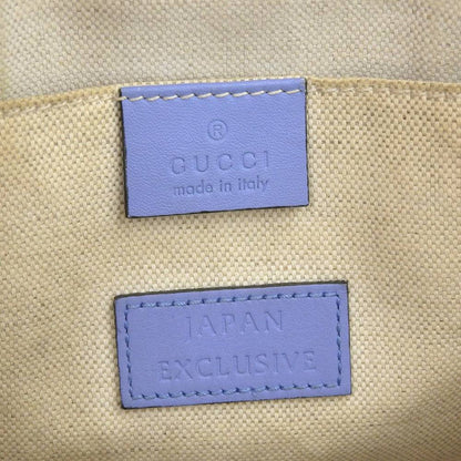 Gucci Ribbon, Blue, Leather, handbag