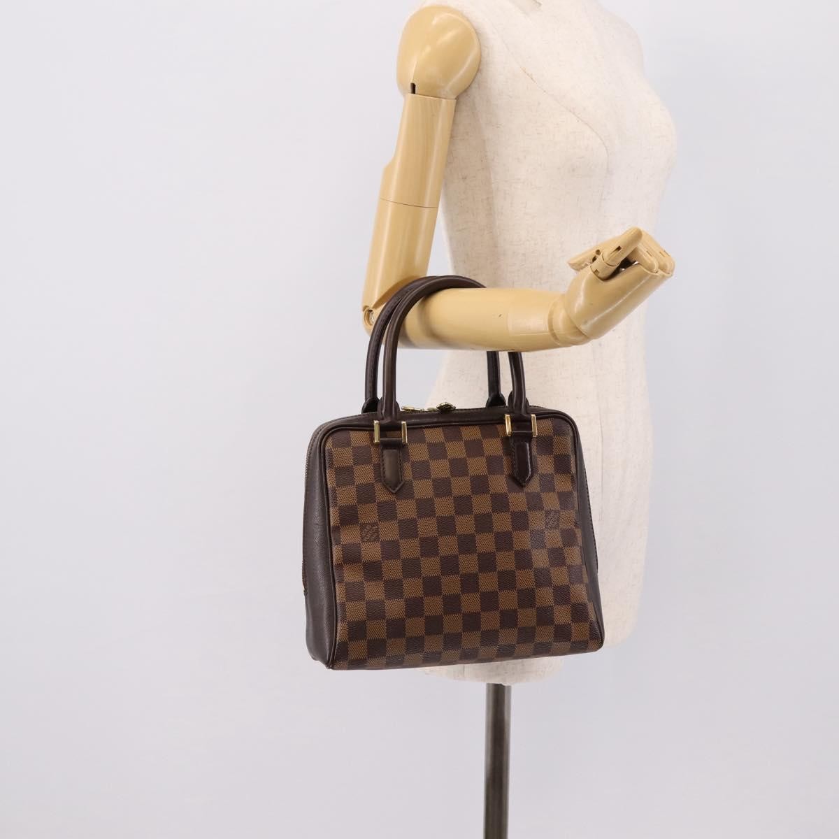 Louis Vuitton Brera Damier, Brown, Canvas, Handbag