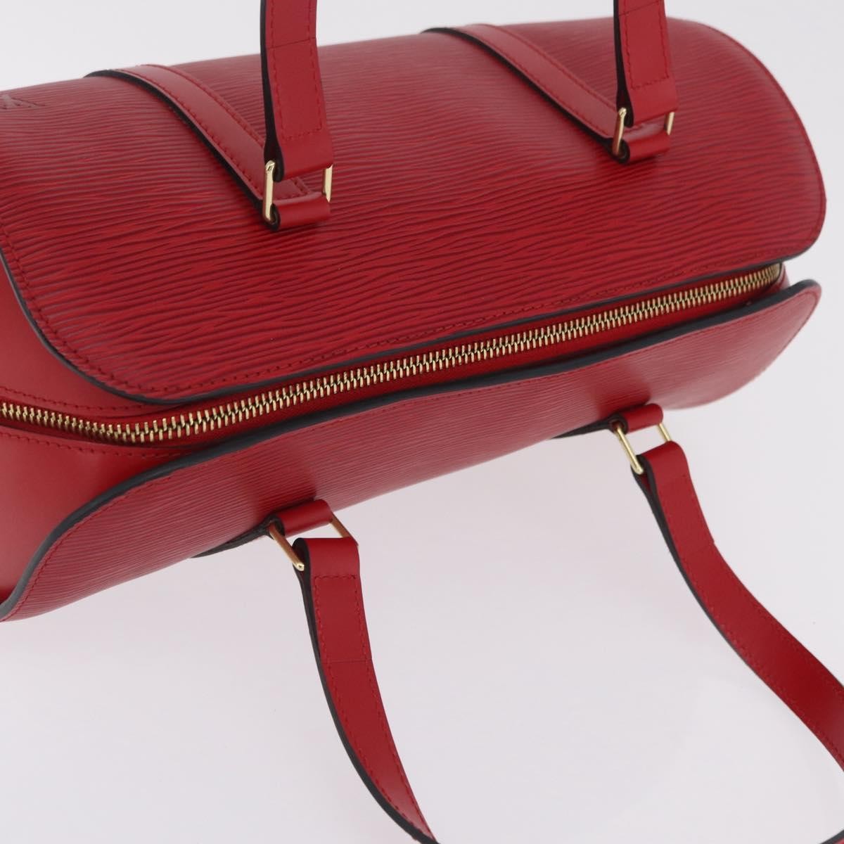 Louis Vuitton Soufflot Epi Leather, Red, Leather, Tote Bag