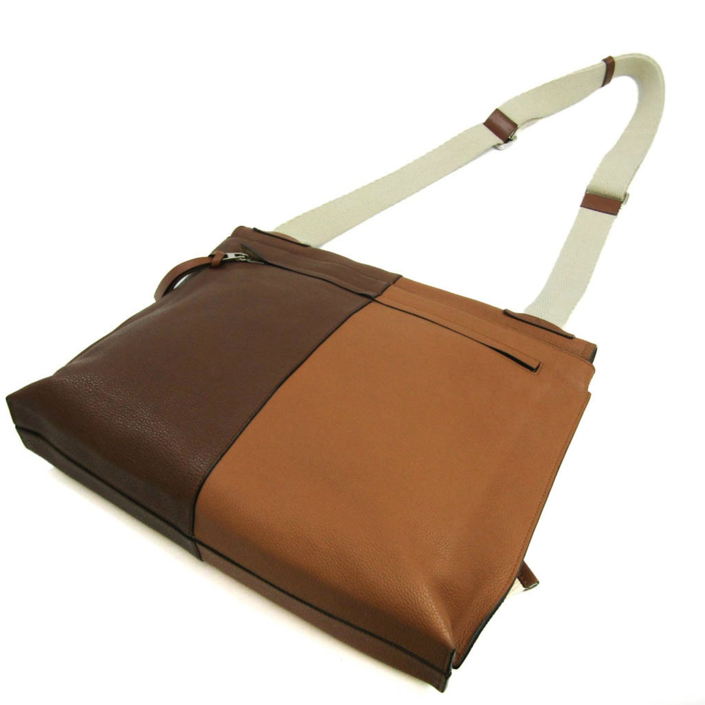 Loewe Messenger, Brown, Leather, shoulder