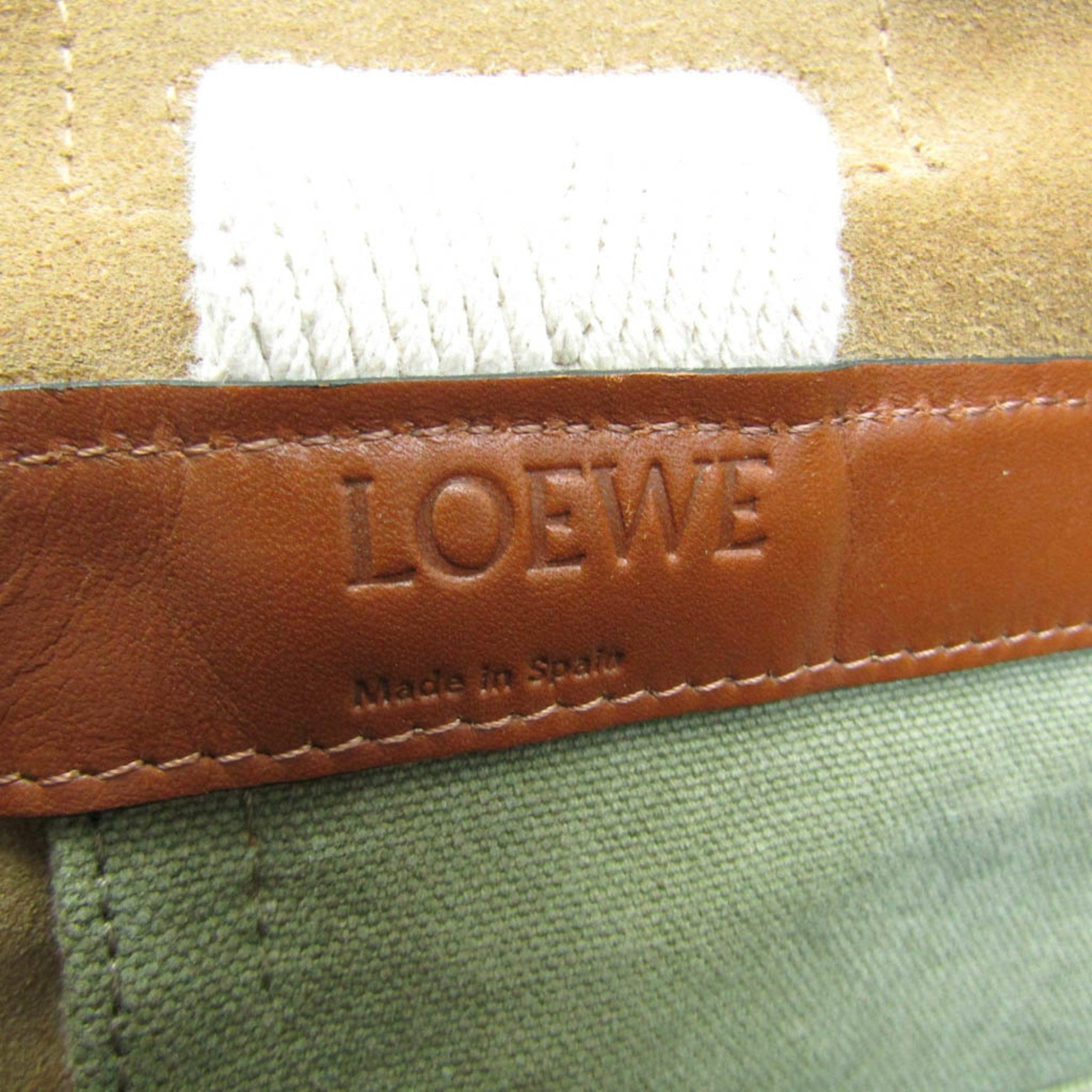 Loewe Messenger, Brown, Leather, shoulder