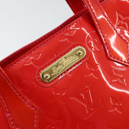 Louis Vuitton Wilshire Monogram Vernis, Pink, Patent Leather, Handbag