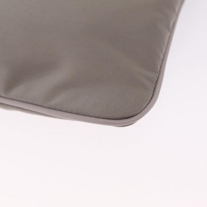 Salvatore Ferragamo Vala Clutch Nylon, Gray, Nylon, Clutch