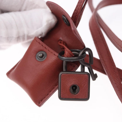 Bottega Veneta Zip Cube Messenger Intrecciato Nappa, Brown, Leather, Shoulder Bag
