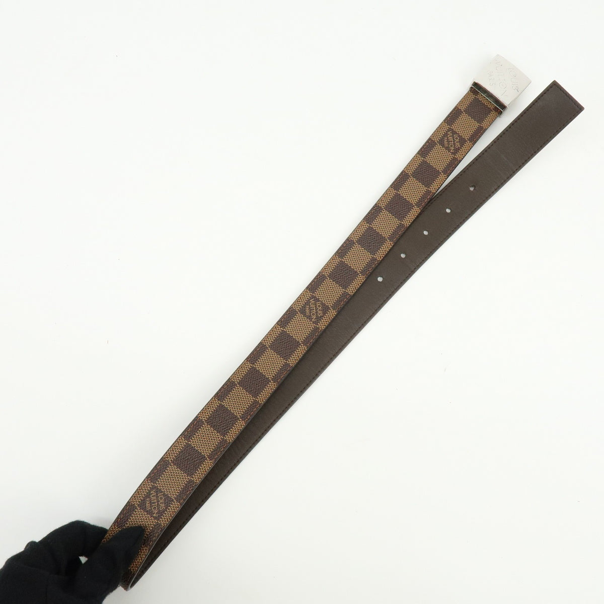 Louis Vuitton Ceinture Carre Belt Damier, Brown, Canvas, Belt