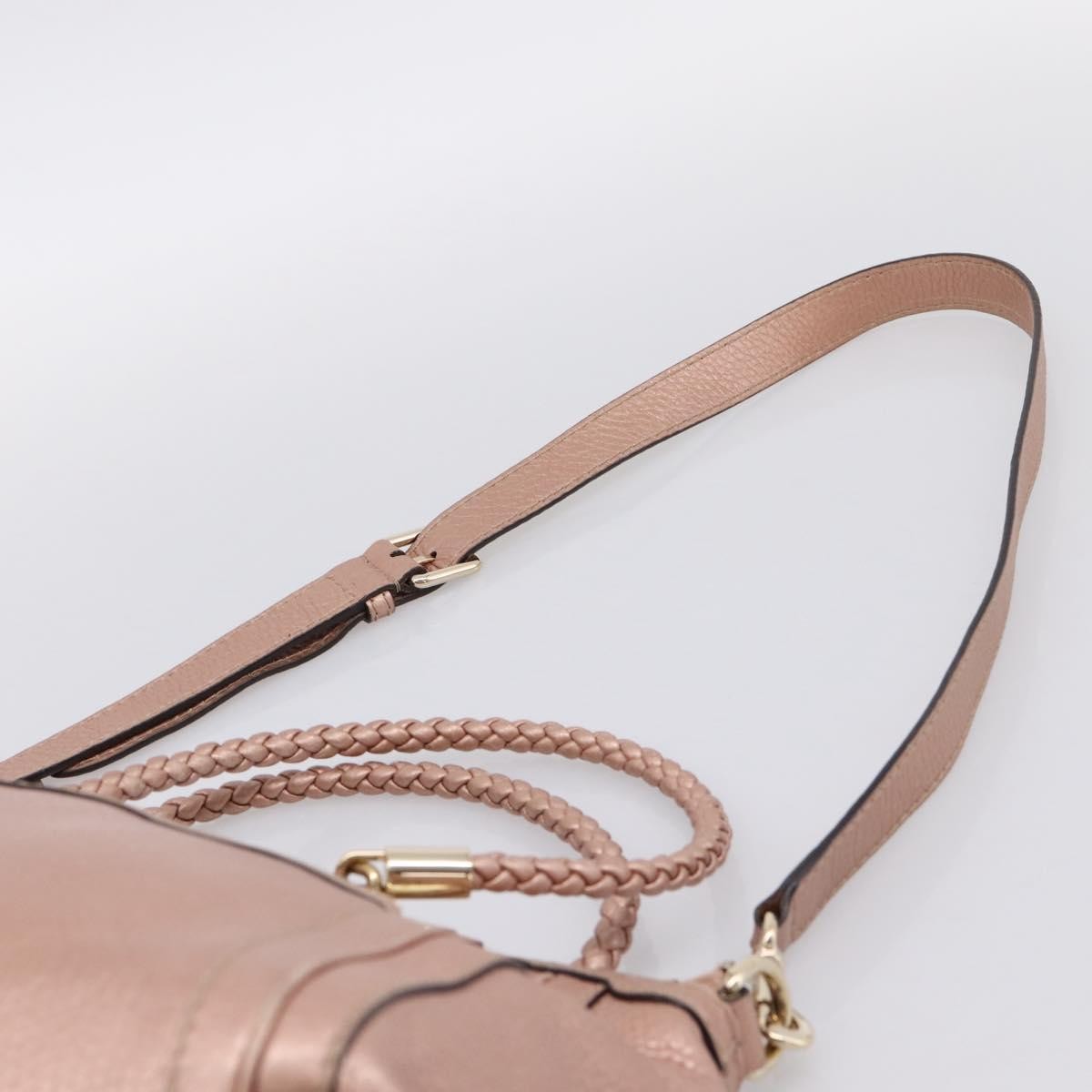 Gucci Bella Convertible Top Handle Leather, Pink, Leather, Handbag