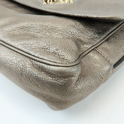 Loewe Shoulder bag Leather, Silver, Leather, Shoulder Bag