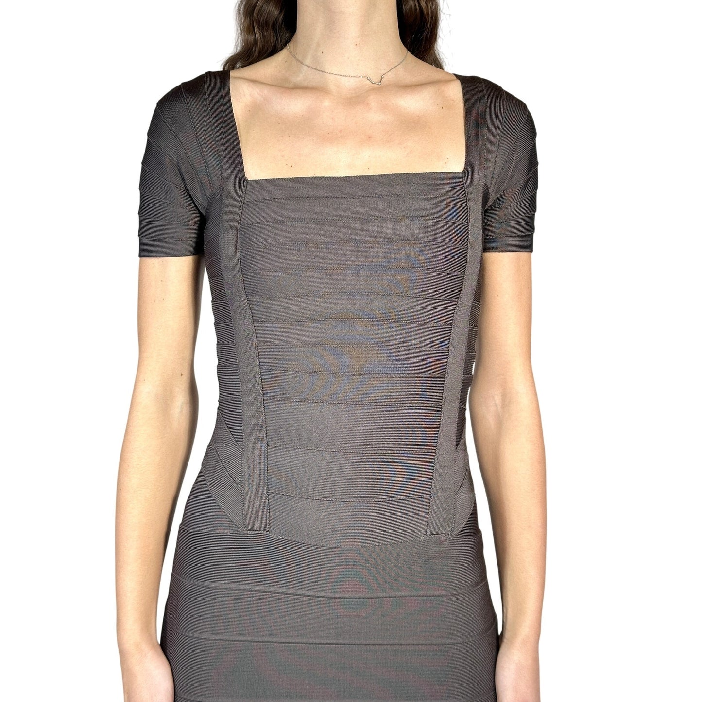 ARMANI JEANS Studded Denim Mini Dress