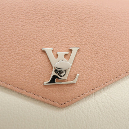 Louis Vuitton Mylockme Chain Pochette Leather, Pink, Leather, Clutch