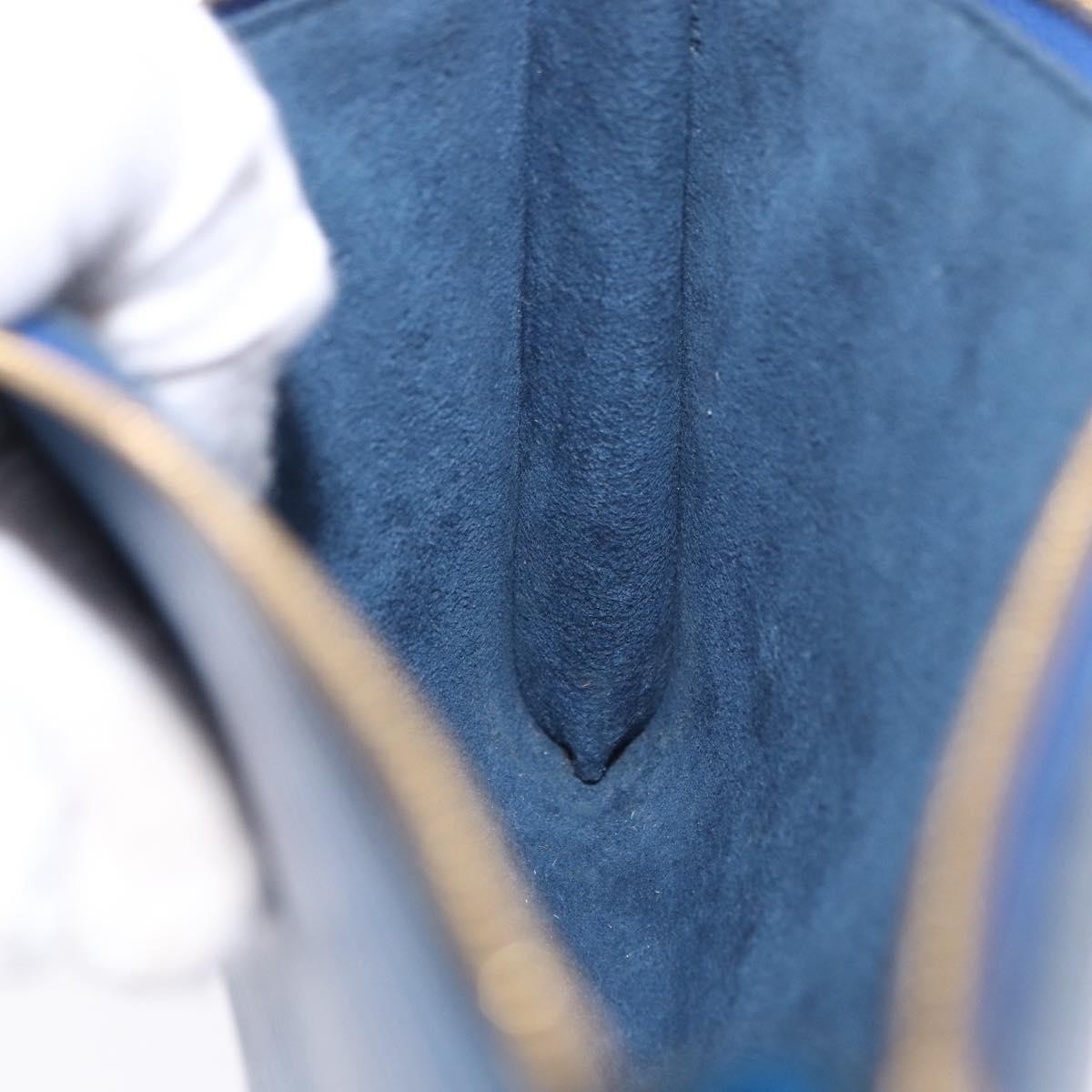 Louis Vuitton Pochette Accessoires Epi, Blue, Leather, Clutch