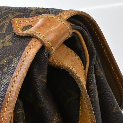 Louis Vuitton Saumur Monogram Canvas, Brown, Canvas, Shoulder Bag