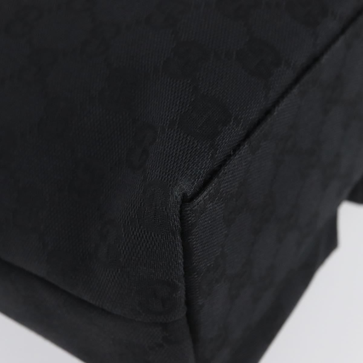 Gucci Double Pocket Tote GG Canvas and leather, Black, Canvas, Handbag