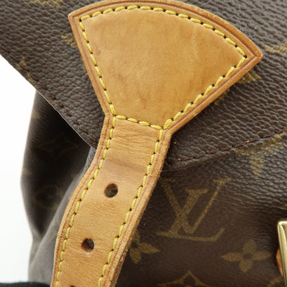 Louis Vuitton Vintage Montsouris Monogram Canvas, Brown, Canvas, Backpack