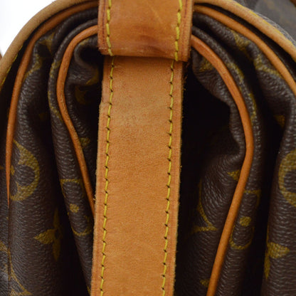 Louis Vuitton Saumur Monogram Canvas, Brown, Canvas, Shoulder Bag
