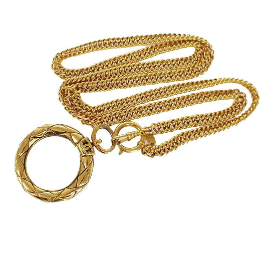 Chanel Coco Mark, Gold, Gold Plated, necklace