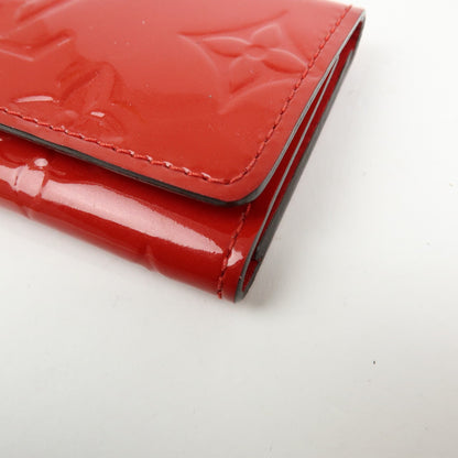Louis Vuitton Multiclés 4 Cuir verni, Red, Patent Leather, Wallet