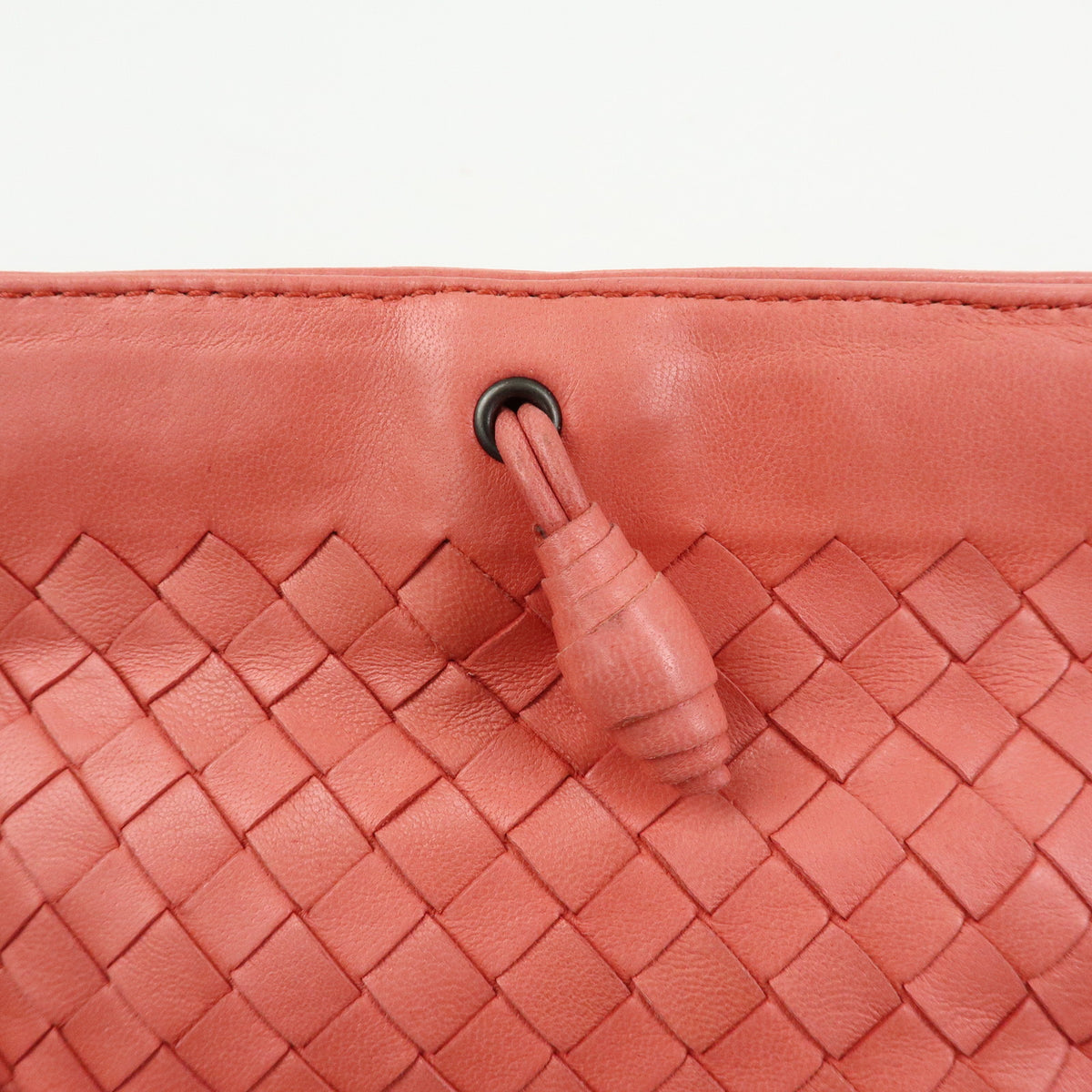 Bottega Veneta Shoulder Intrecciato Nappa, Pink, Leather, Shoulder Bag