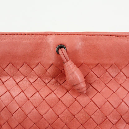 Bottega Veneta Shoulder Intrecciato Nappa, Pink, Leather, Shoulder Bag
