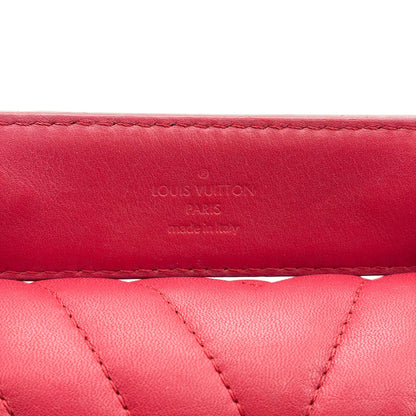 Louis Vuitton New Wave Chain Quilted Leather, Red, Leather, Handbag