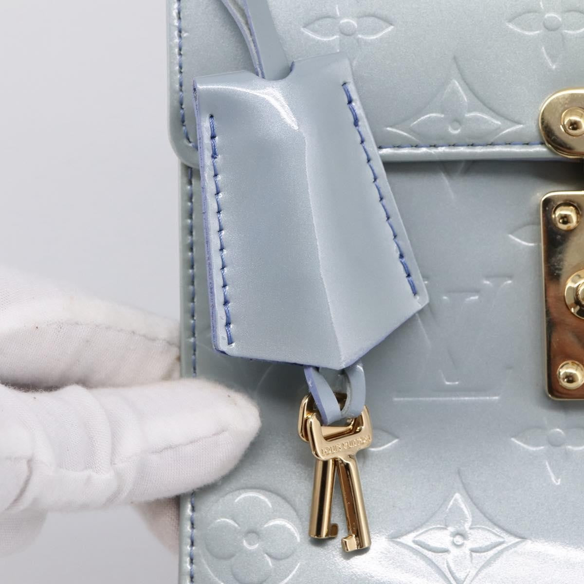 Louis Vuitton Spring Street NM Patent leather, Blue, Patent Leather, Handbag