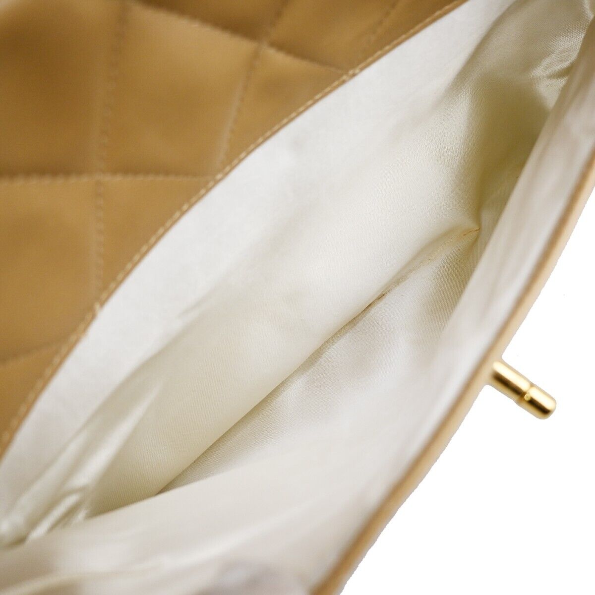 Chanel Flap bag, Beige, Leather, shoulder