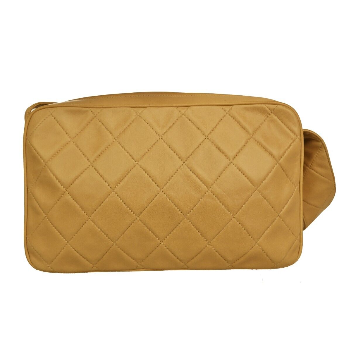 Chanel Flap bag, Beige, Leather, shoulder