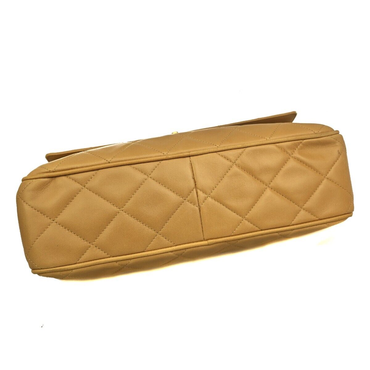 Chanel Flap bag, Beige, Leather, shoulder