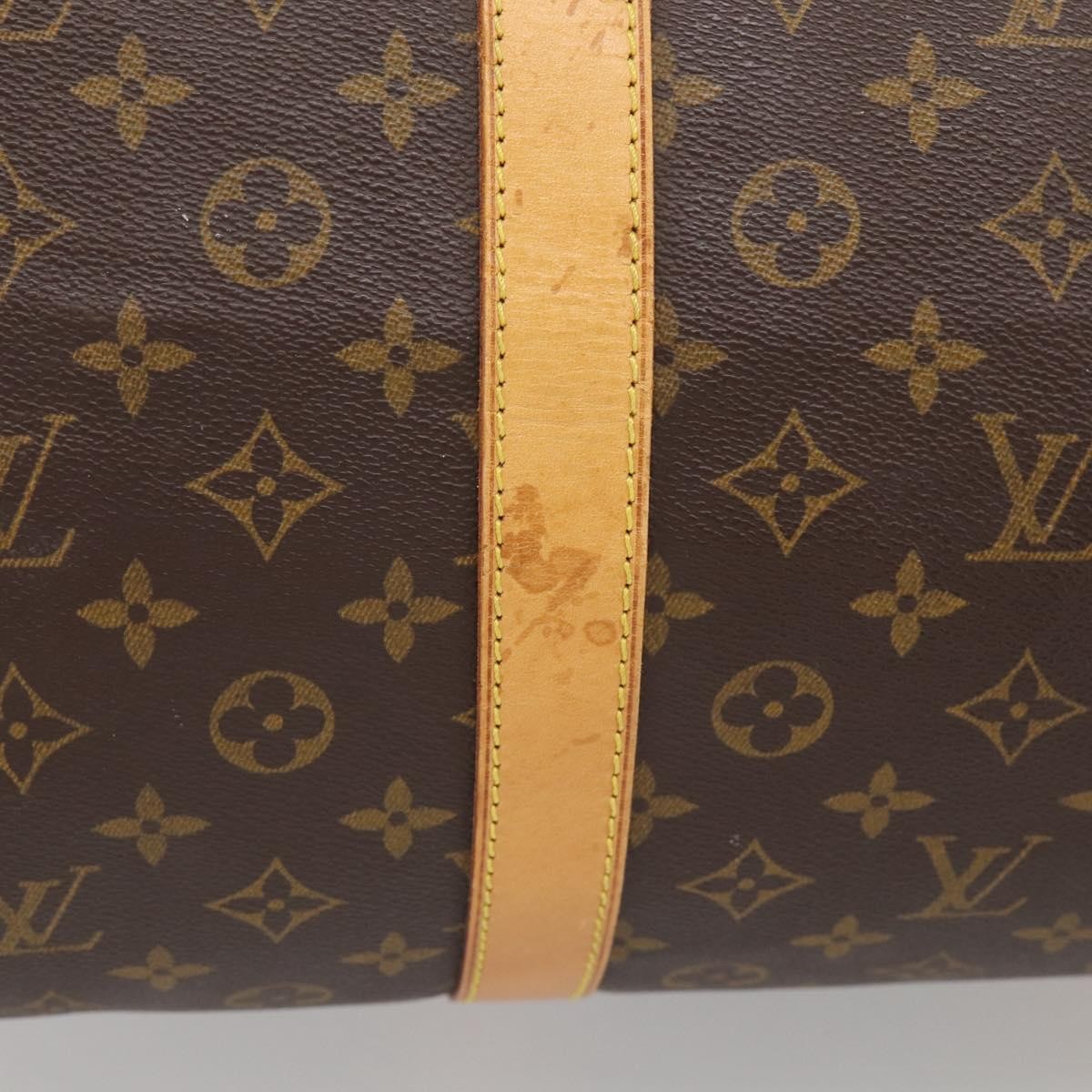 Louis Vuitton Keepall Bandouliere Monogram Canvas, Brown, Canvas, Travel Bag