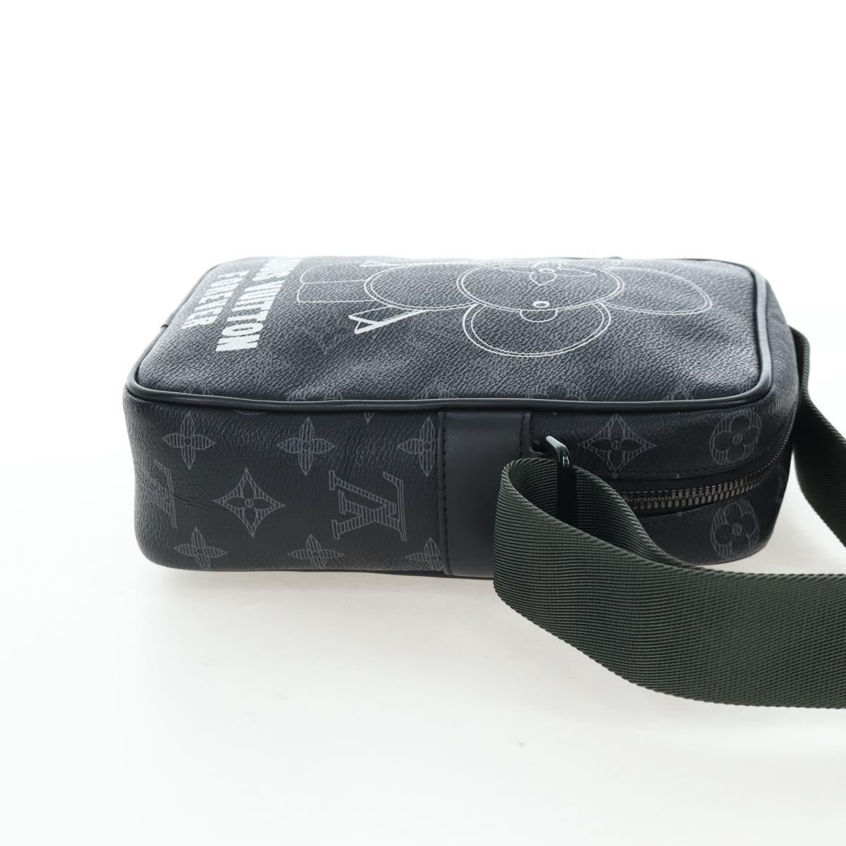 Louis Vuitton Danube Limited Edition Vivienne Monogram Eclipse, Black, Canvas, Shoulder Bag