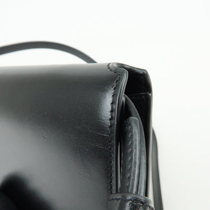 Saint Laurent Paris Chain Leather, Black, Leather, Crossbody Bag