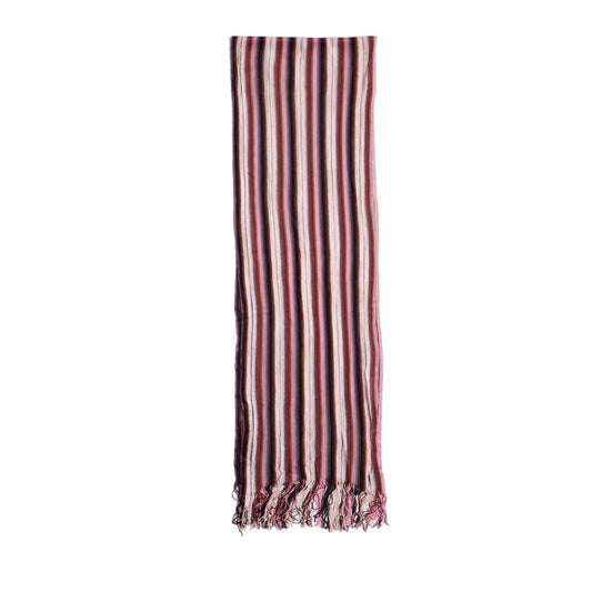 Missoni Stole Scarf Purple Pink Stripes