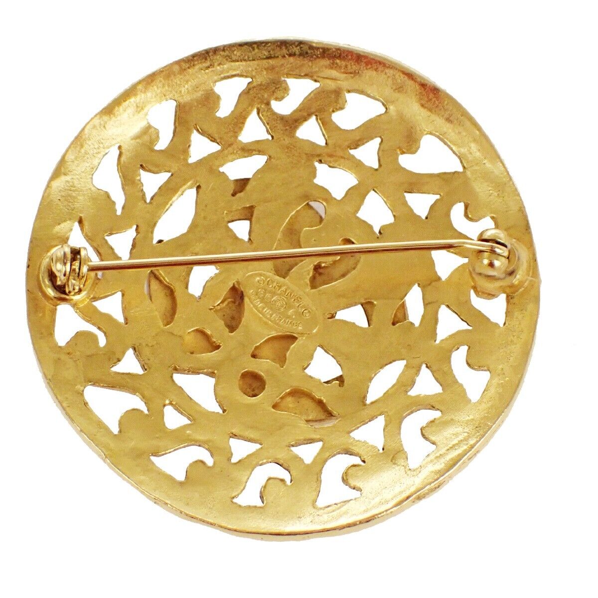 Chanel Coco Mark, Gold, Gold Plated, brooch