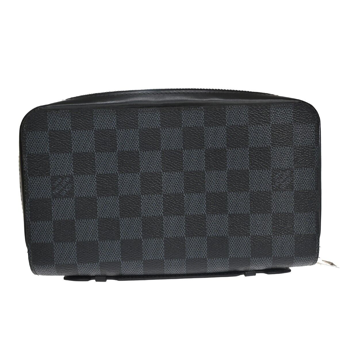 Louis Vuitton Zippy XL, Black, Canvas, wallet