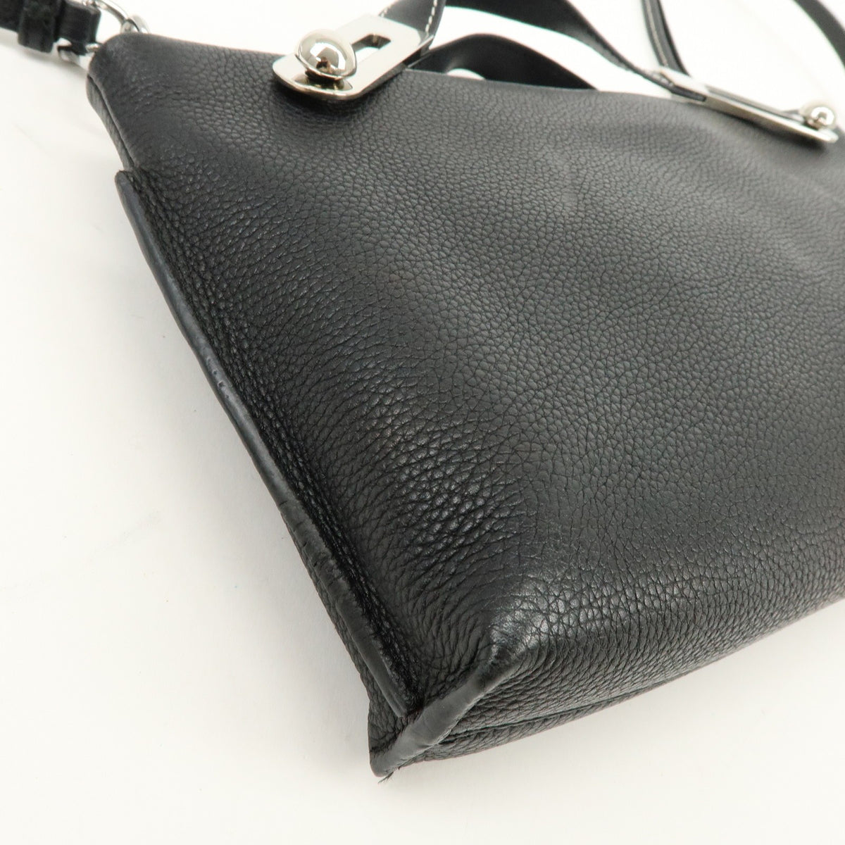 Loewe Missy Leather, Black, Leather, Handbag
