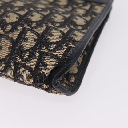Christian Dior Trotter shoulder Canvas, Navy, Canvas, Handbag