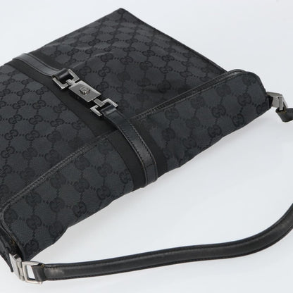 Gucci Jackie GG Canvas, Black, Canvas, Tote Bag