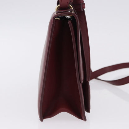 Salvatore Ferragamo Aileen Leather, Burgundy, Leather, Shoulder Bag