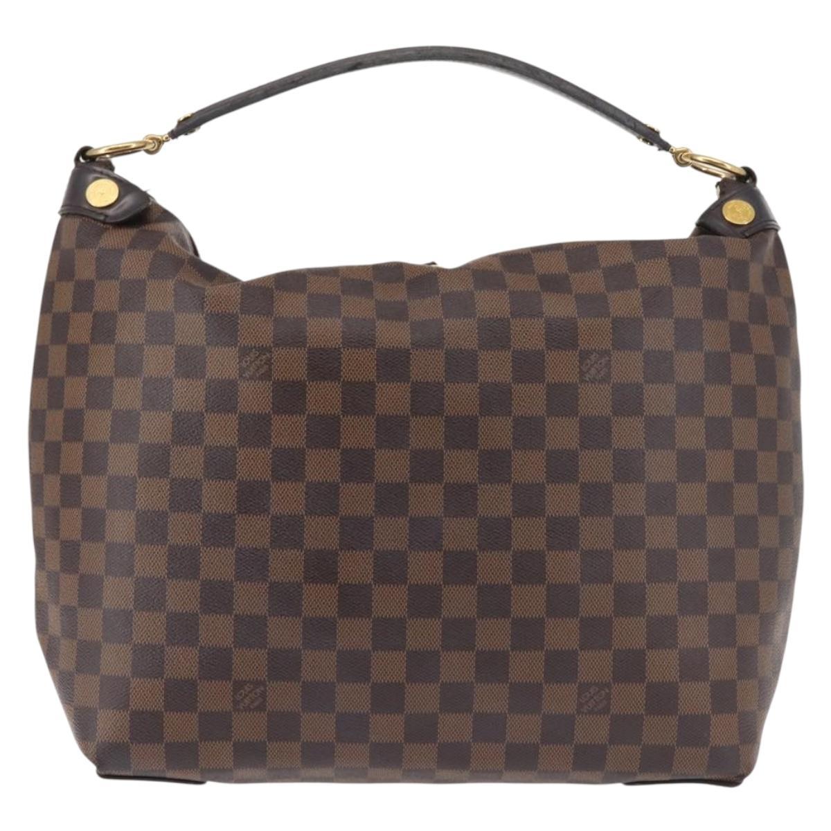 Louis Vuitton Duomo Hobo Damier, BROWN, CANVAS, Shoulder bag