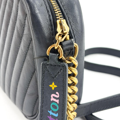 Louis Vuitton New Wave Camera Quilted Leather, Black, Leather, Handbag