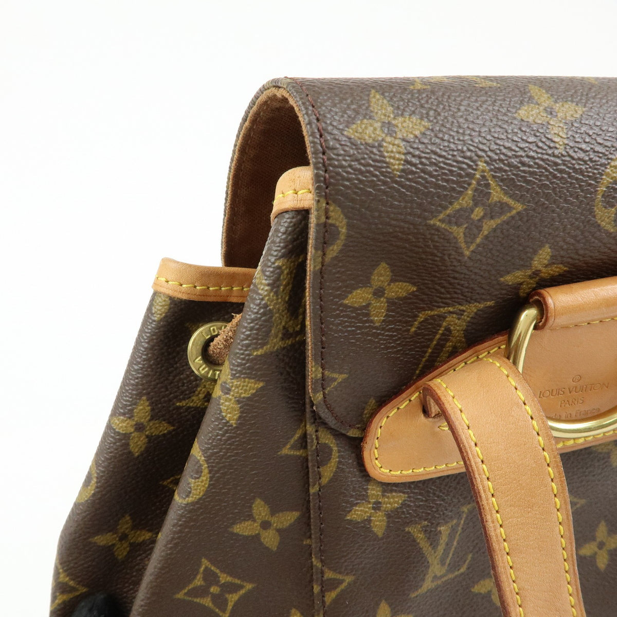 Louis Vuitton Vintage Montsouris Monogram Canvas, Brown, Canvas, Backpack