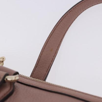 Gucci Soho Working Leather, Pink, Leather, Tote Bag