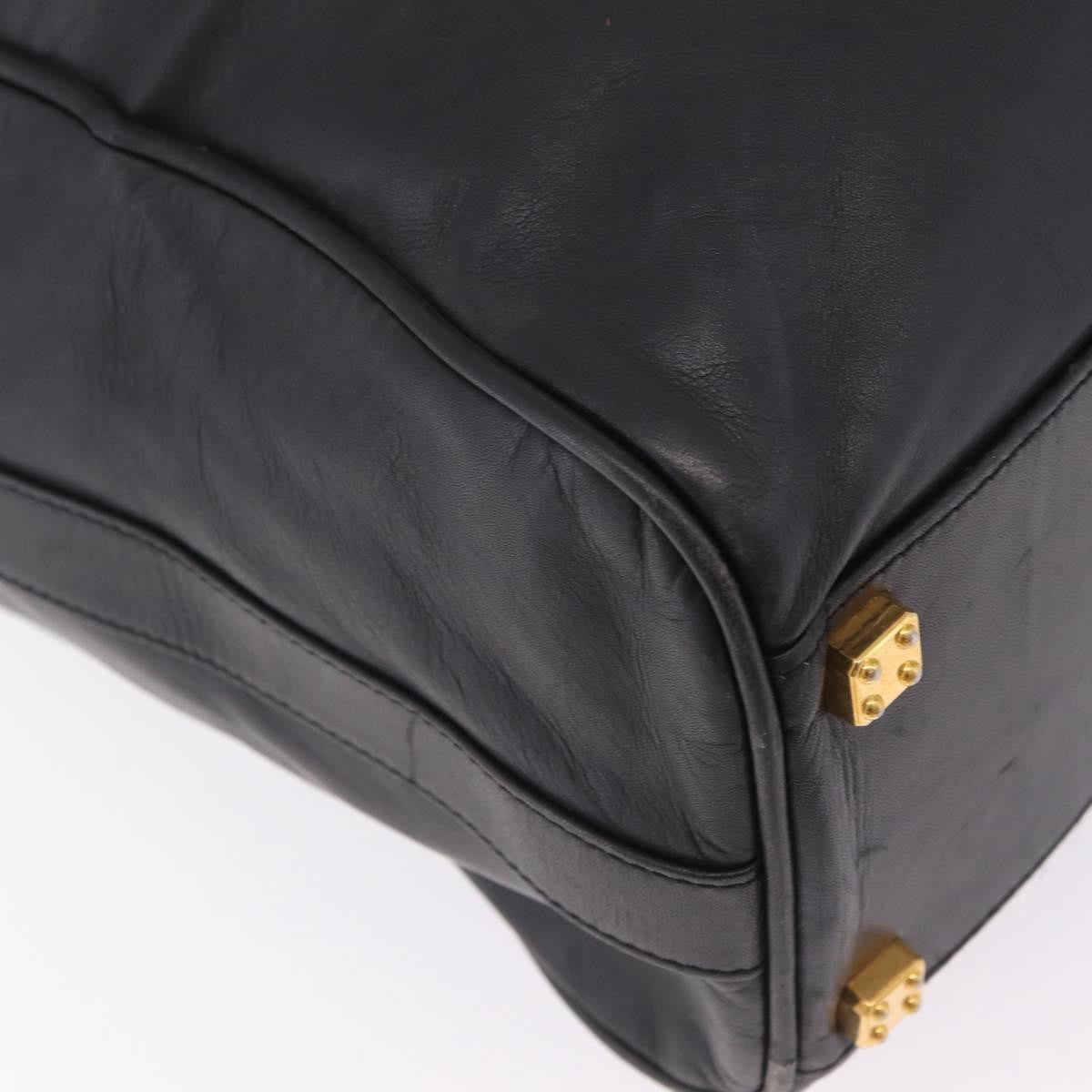 Loewe Travel Line Boston, Black, Leather, Travel Bag