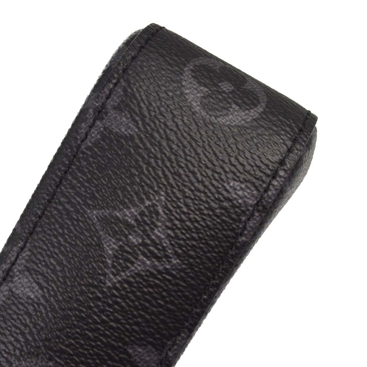 Louis Vuitton Trio Messenger Reverse Monogram Eclipse Canvas, Black, Canvas, Handbag