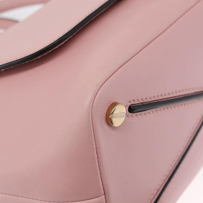 Valentino Garavani Demilune Flap Satchel Leather, Pink, Leather, Handbag