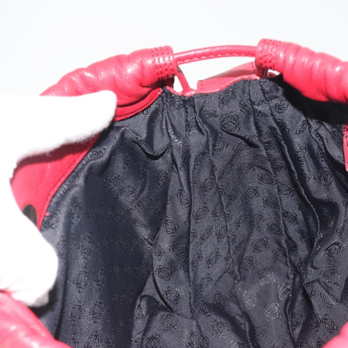 Loewe Anagram Leather, Red, Leather, Shoulder Bag